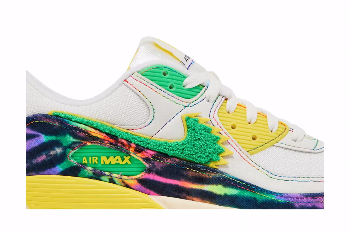 Grateful Dead x University Of Oregon x Nike Air Max 90 Grateful Ducks, view 3