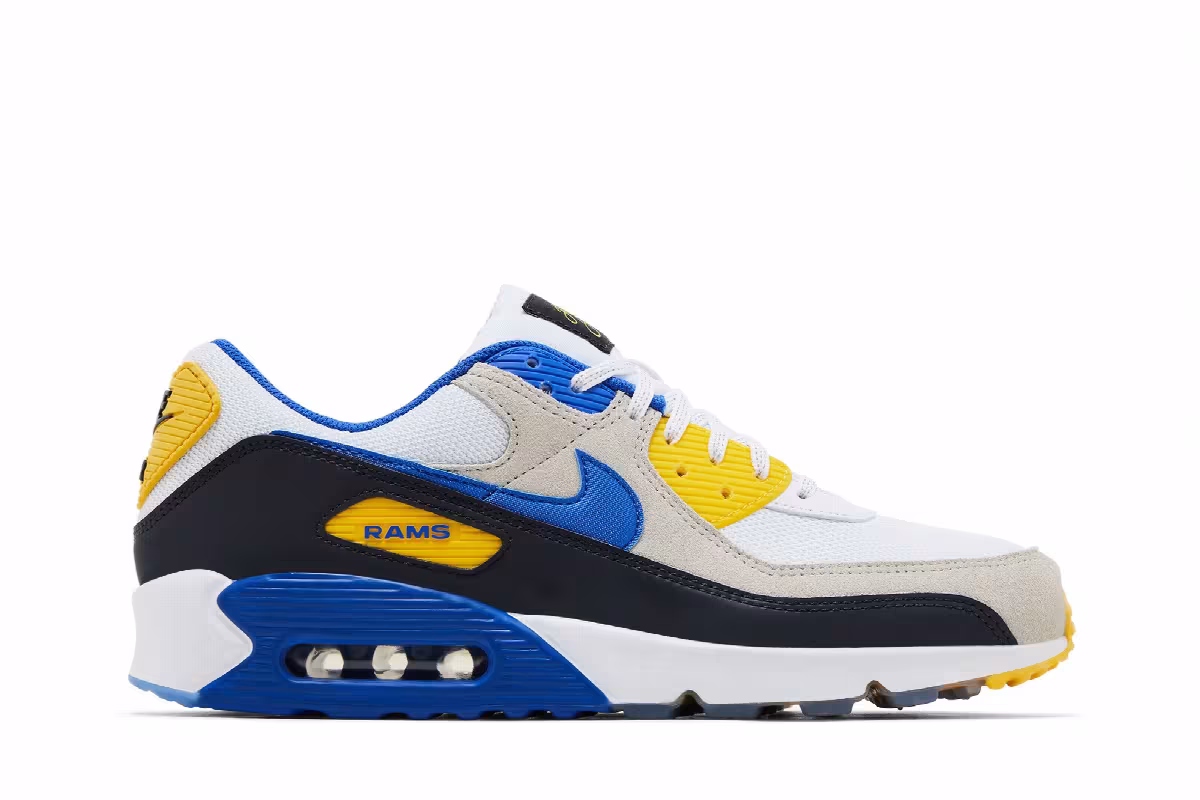 Nike Air Max 90 Los Angeles Rams, view 2