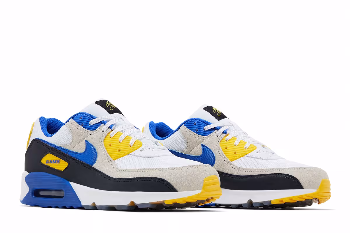Nike Air Max 90 Los Angeles Rams, view 9
