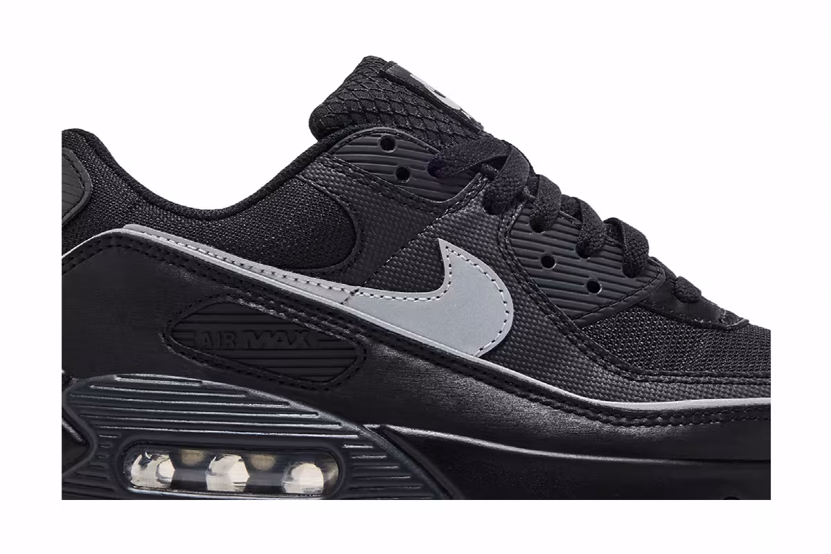 Nike Air Max 90 Premium Reflective Black, view 3