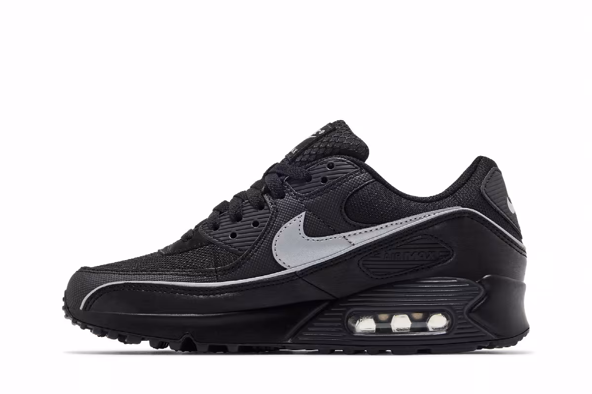 Nike Air Max 90 Premium Reflective Black, view 4
