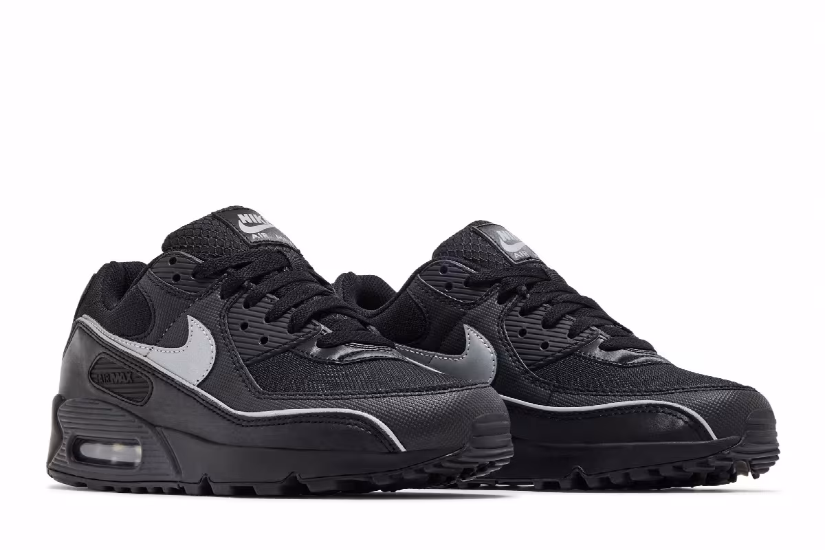 Nike Air Max 90 Premium Reflective Black, view 9