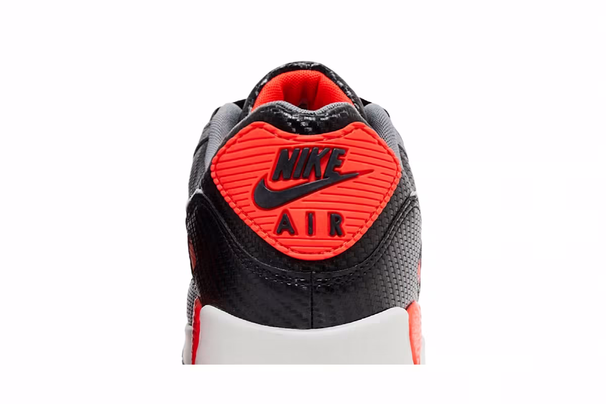 Nike Men's Air Max 90 Premium Carbon Fiber Infrared, view 8