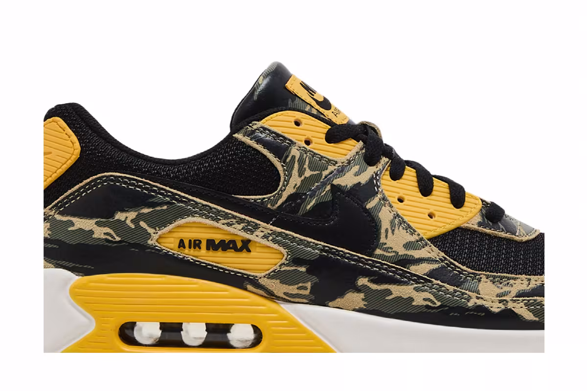 Nike Air Max 90 Premium Camo Pack - University Gold, view 3