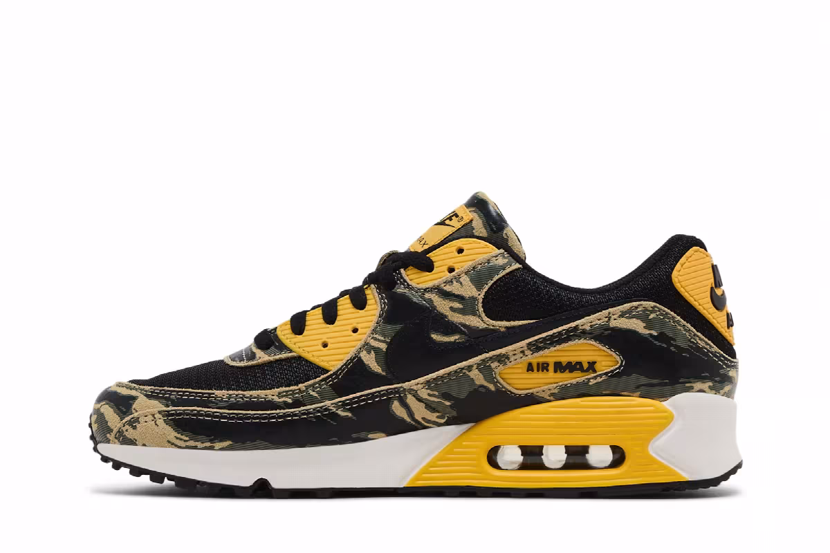 Nike Air Max 90 Premium Camo Pack - University Gold, view 4