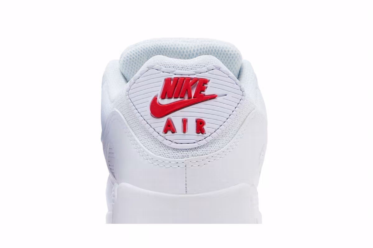 Nike Air Max 90 White Light Crimson, view 8