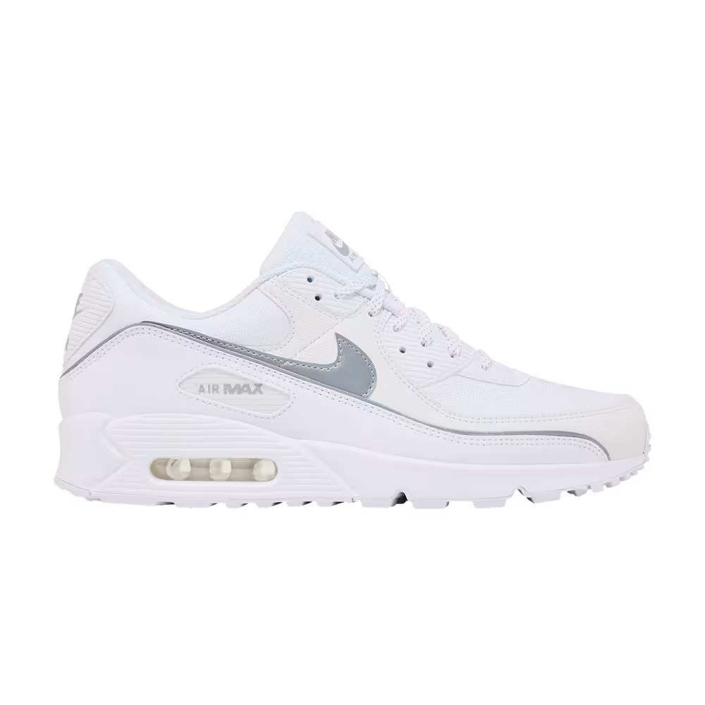 Nike Air Max 90 White Metallic Reflective