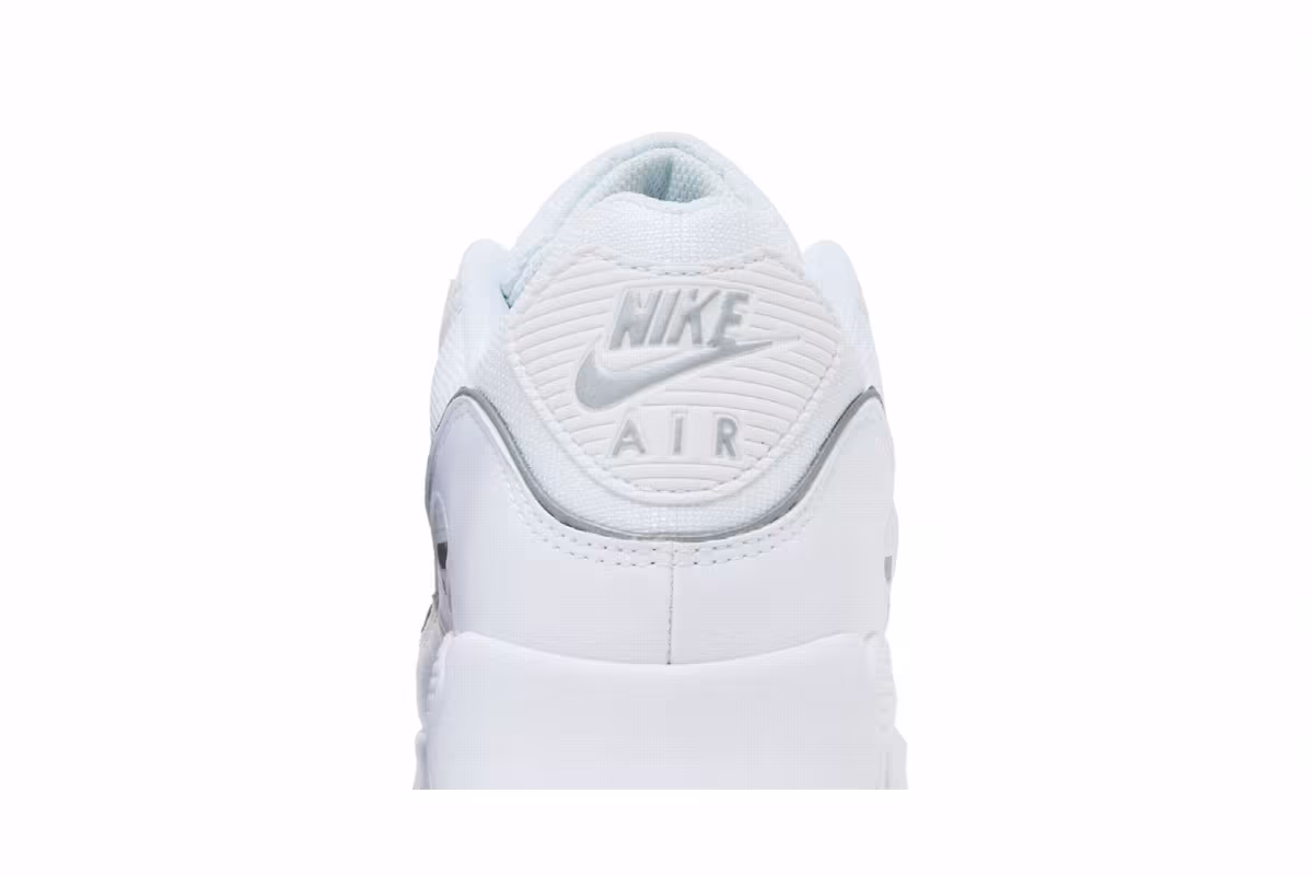 Nike Air Max 90 White Metallic Reflective, view 8