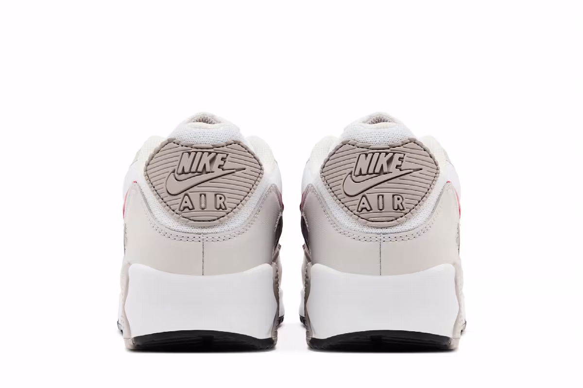 Nike Air Max 90 Summit White University Red, view 7