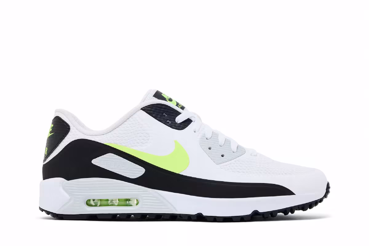 Nike Air Max 90 Golf White Hot Lime, view 2
