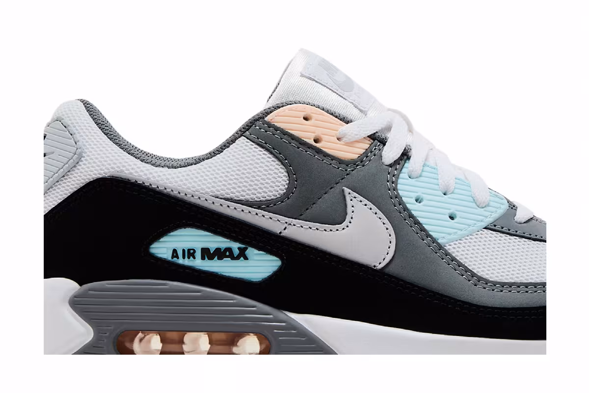 Nike Air Max 90 Cool Grey Washed Coral, view 3