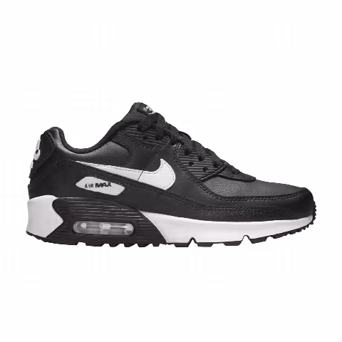 Nike Air Max 90 Leather GS 'Black White'