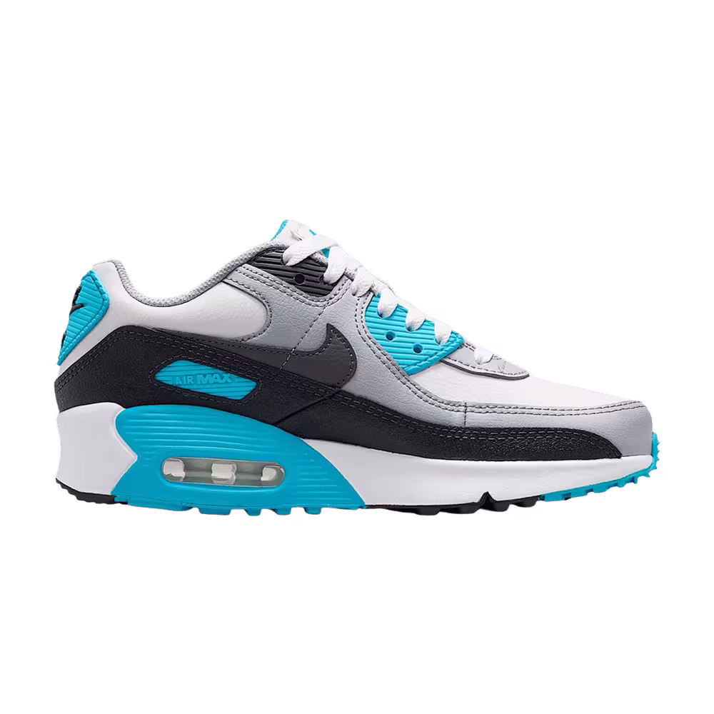 Nike Air Max 90 LTR GS Platinum Tint Blue Lightning