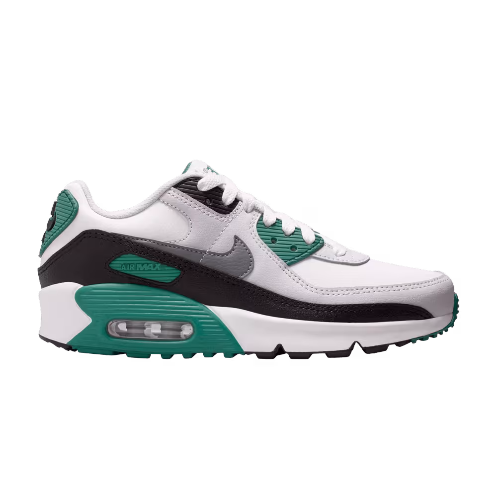 Nike Air Max 90 Leather GS Evergreen Aura