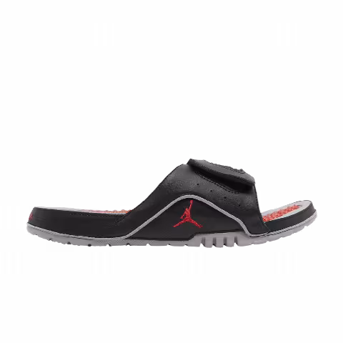 Air Jordan Hydro 4 Retro Slide 'Black Cement'