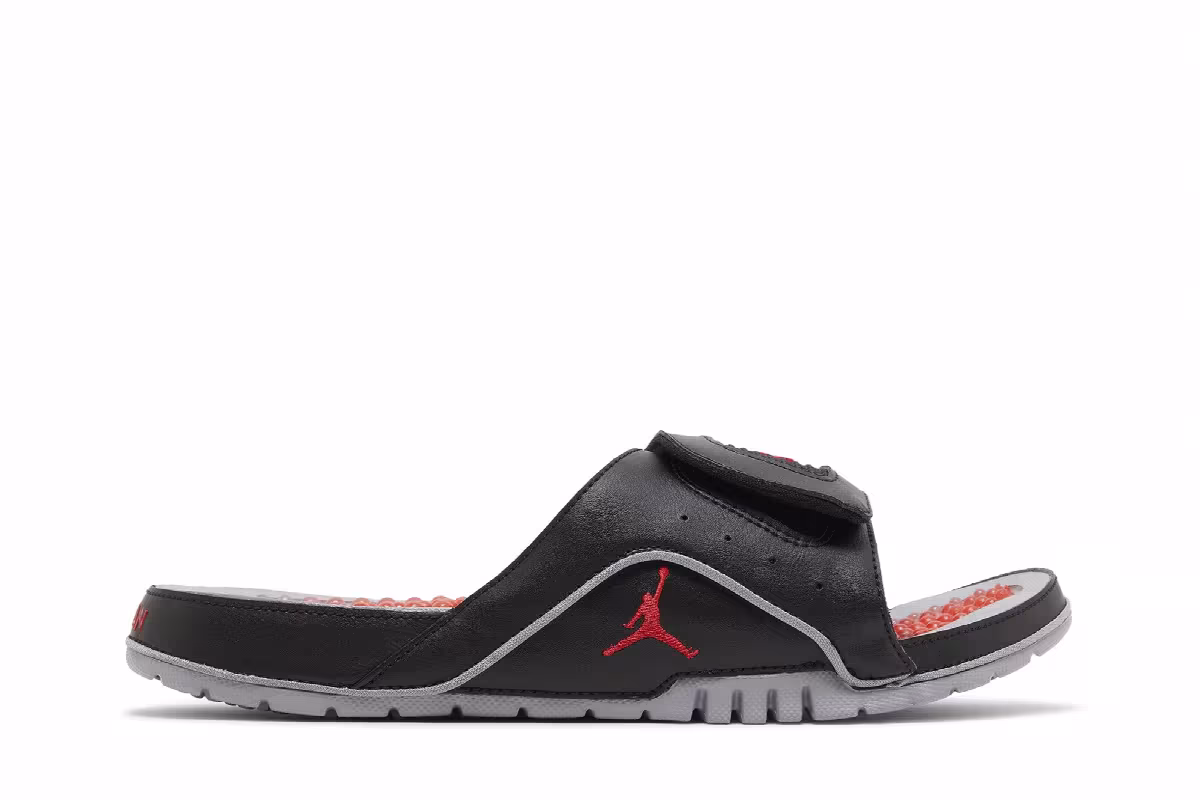 Air Jordan Hydro 4 Slide Black Cement, view 2