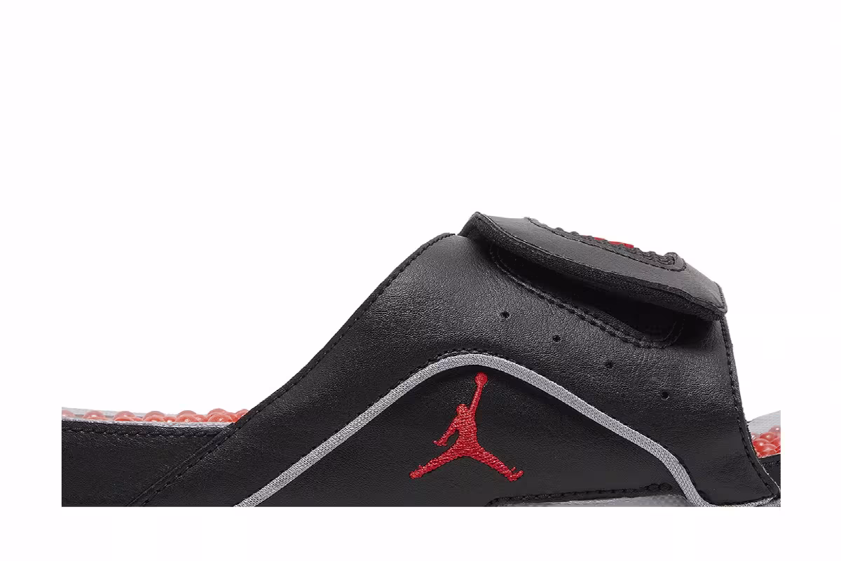 Air Jordan Hydro 4 Slide Black Cement, view 3