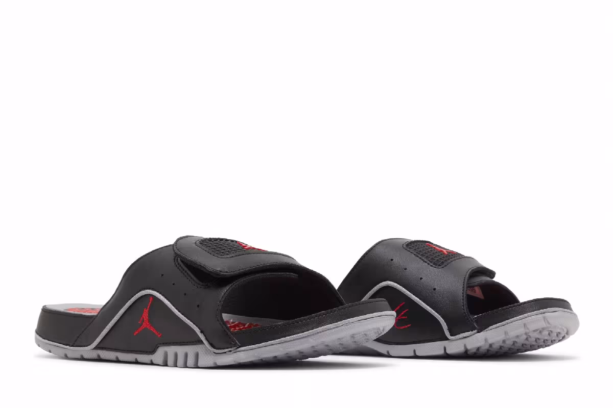 Air Jordan Hydro 4 Slide Black Cement, view 9