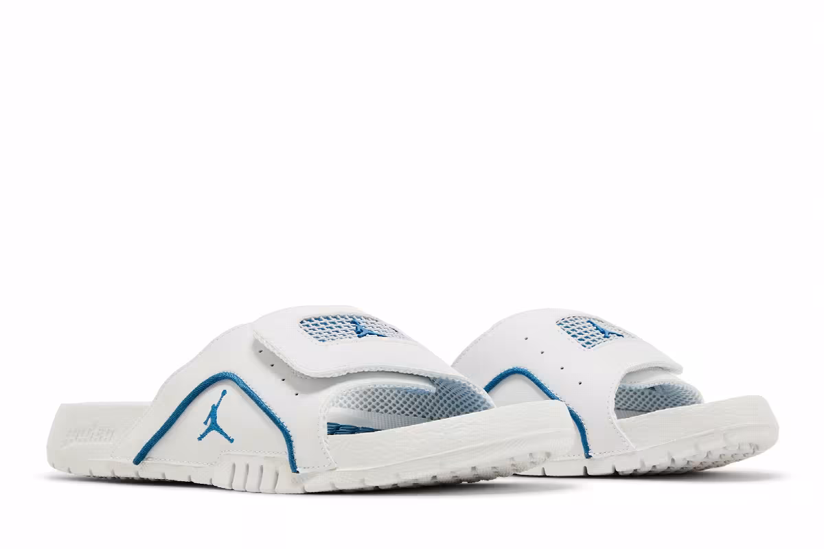 Air Jordan Hydro 4 Slide GS Military Blue, view 9