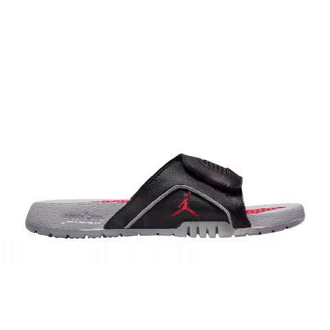 Air Jordan Hydro 4 Retro Slide GS 'Black Cement'