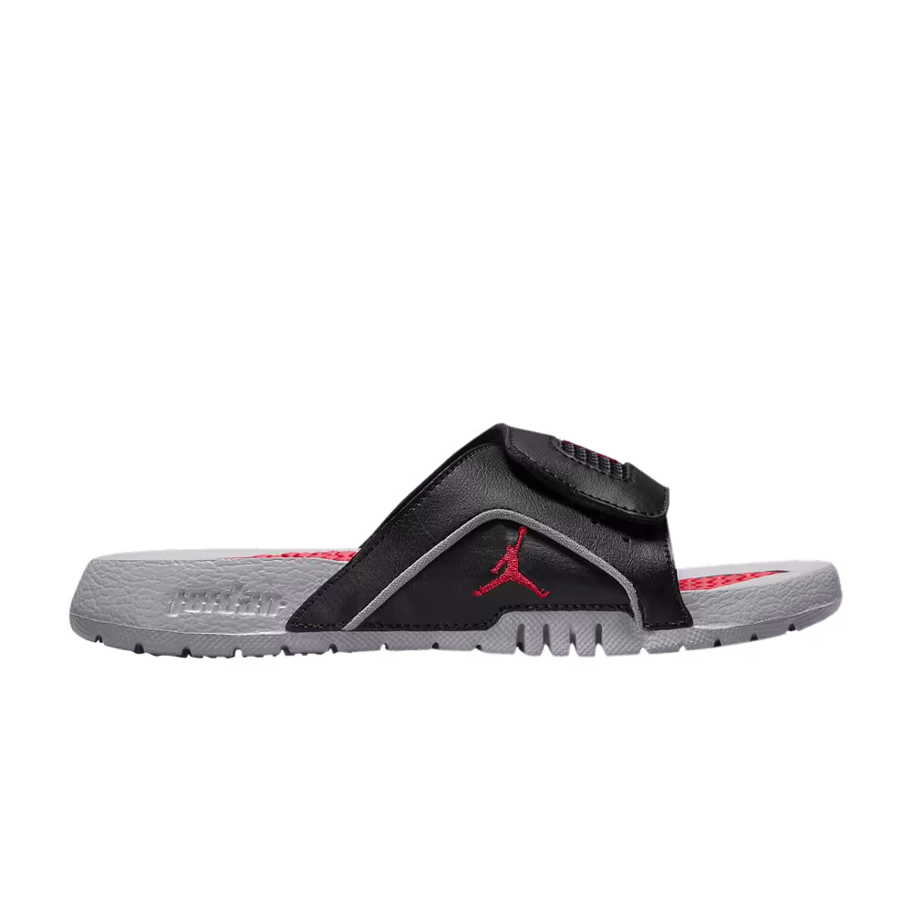 Air Jordan Hydro 4 Slide GS Black Cement