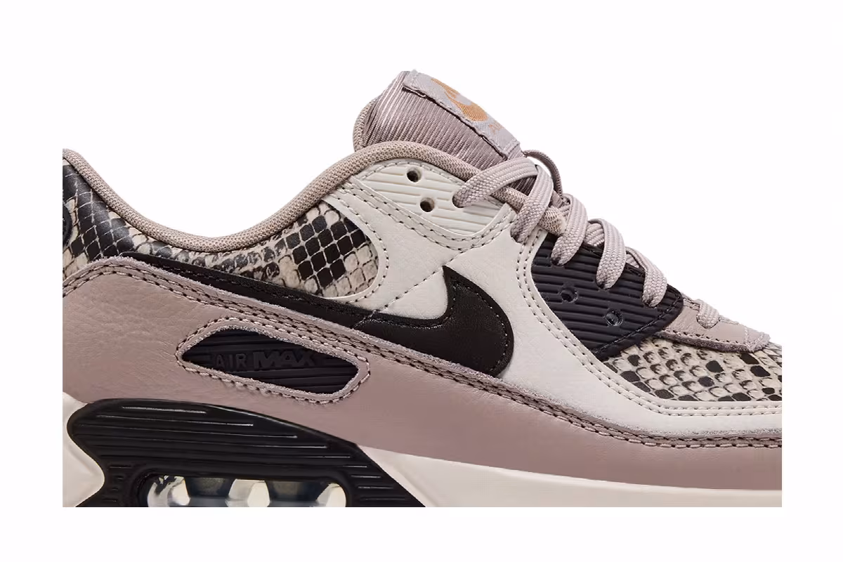 Nike Women's Air Max 90 SE Snakeskin, view 3