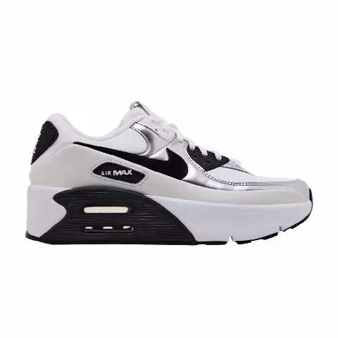 Nike Wmns Air Max 90 LV8 'Phantom Metallic Silver Black'