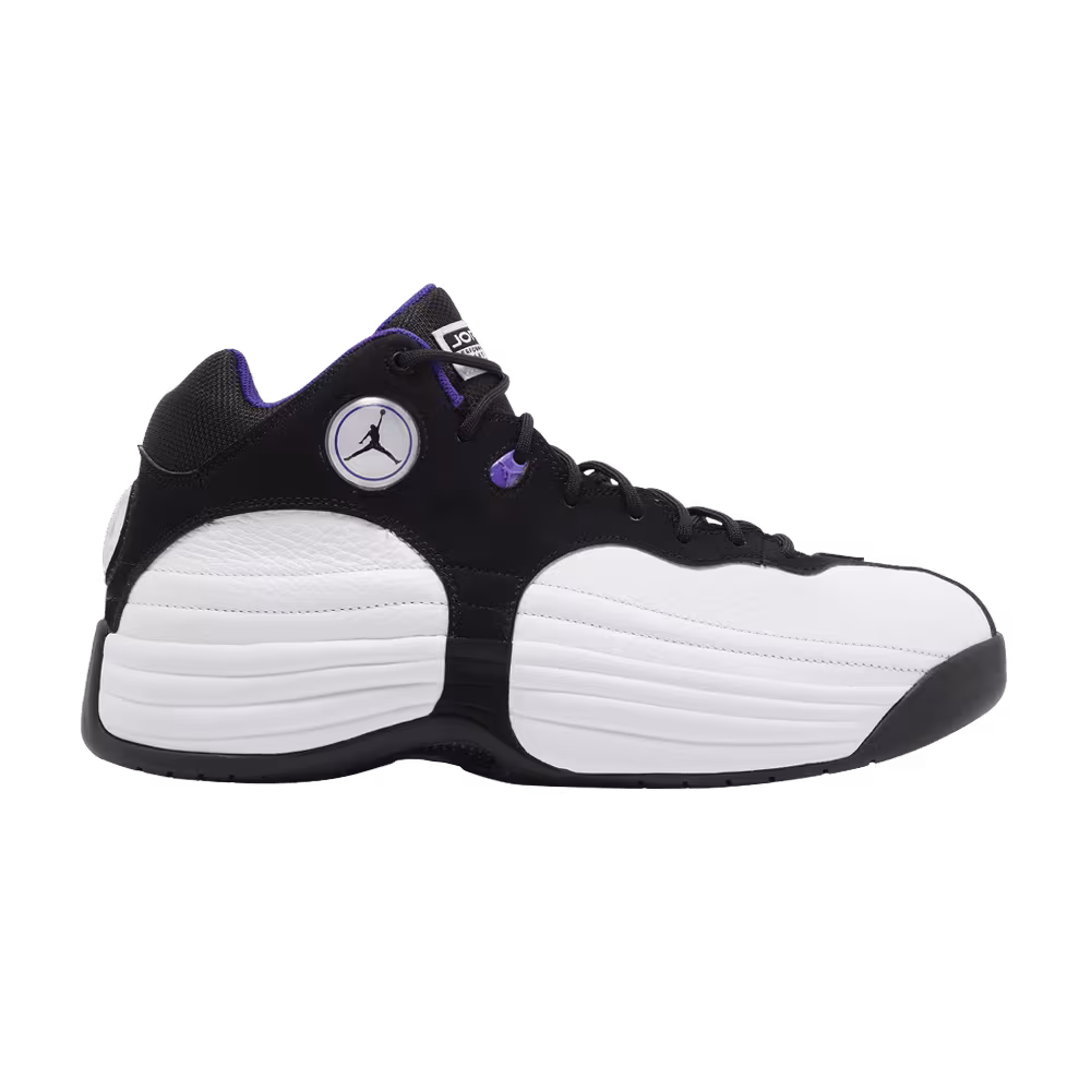 Air Jordan Jumpman Team 1 White Black Field Purple