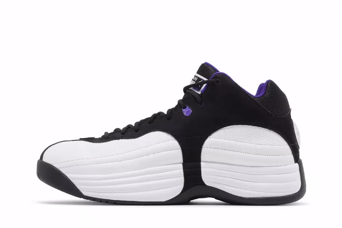 Air Jordan Jumpman Team 1 White Black Field Purple, view 4