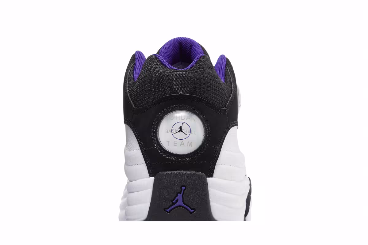 Air Jordan Jumpman Team 1 White Black Field Purple, view 8
