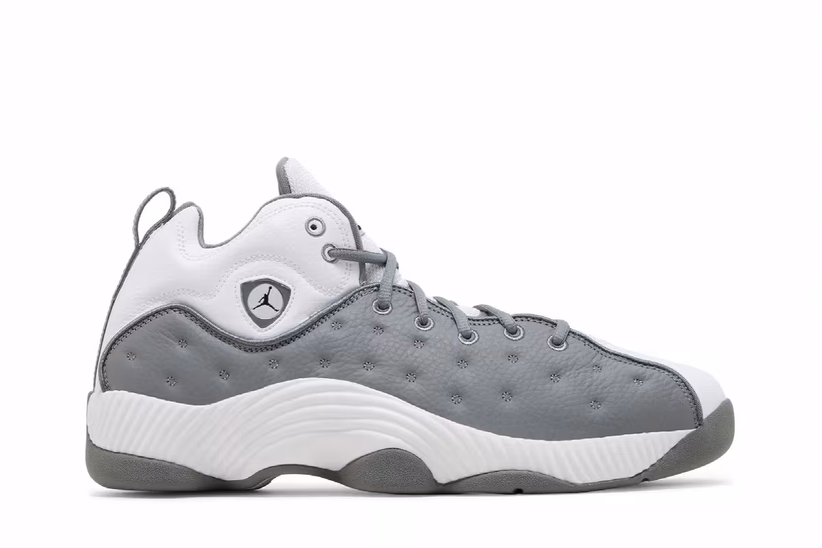 Air Jordan Jumpman Team 2 White Cool Grey, view 2