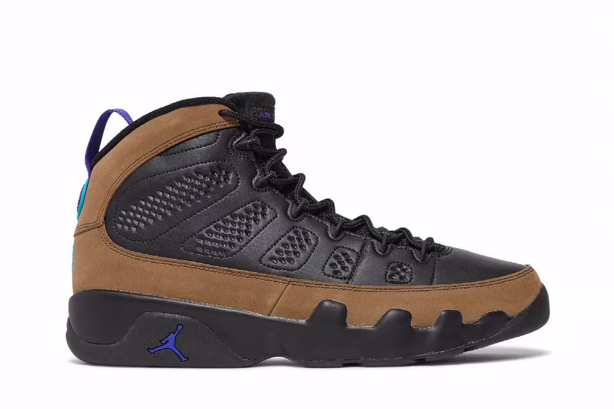 Air Jordan 9 Olive Concord, view 2