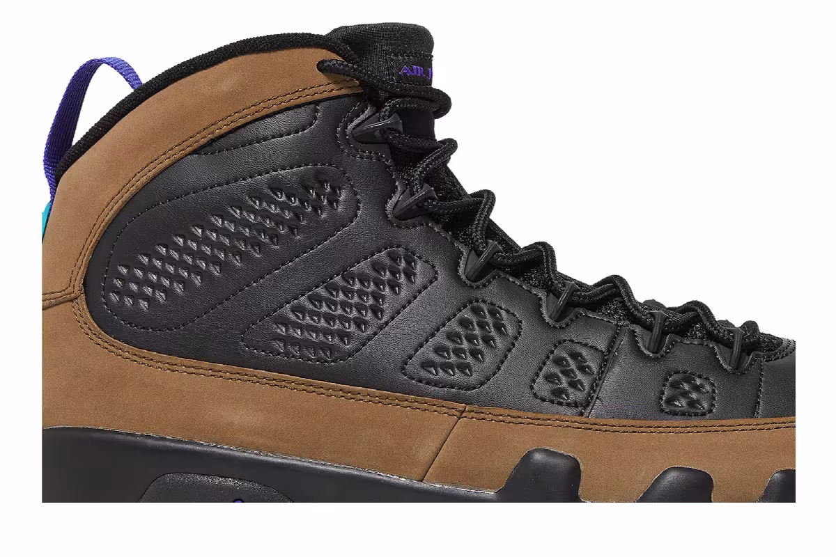 Air Jordan 9 Olive Concord, view 3
