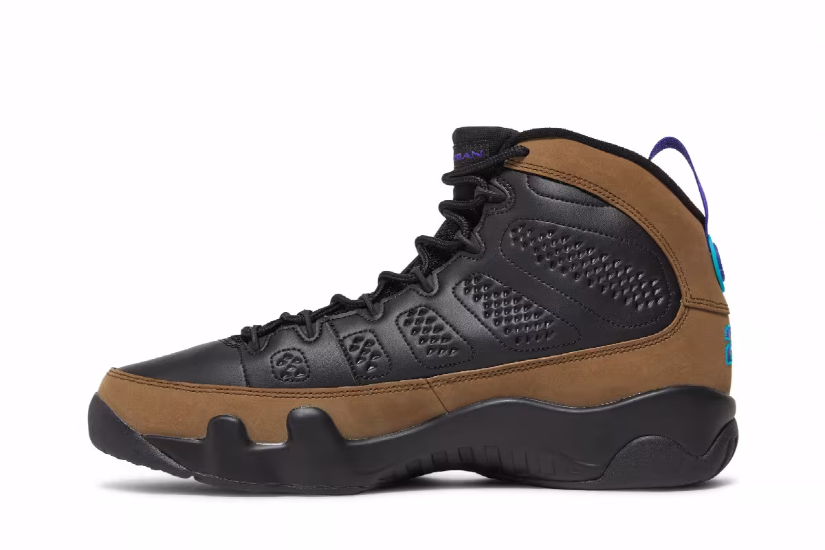 Air Jordan 9 Olive Concord, view 4