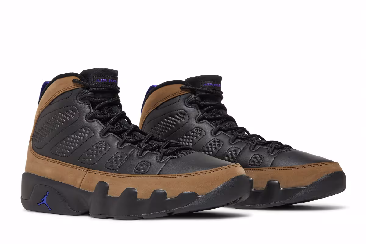 Air Jordan 9 Olive Concord, view 9