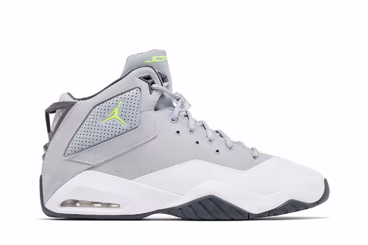 Air Jordan B'Loyal Wolf Grey Volt, view 2