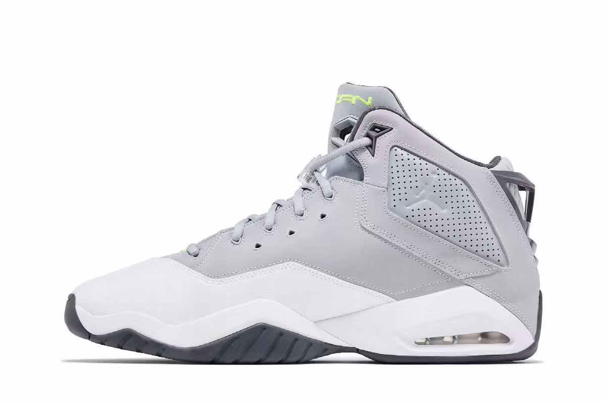 Air Jordan B'Loyal Wolf Grey Volt, view 4