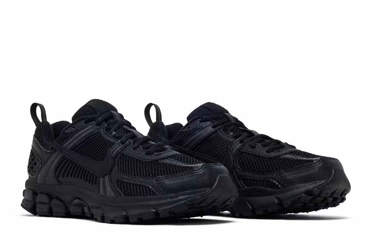 Nike Air Zoom Vomero 5 GS Triple Black, view 9