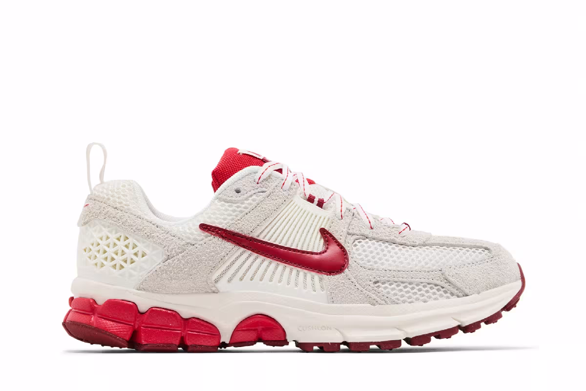 Nike Vomero 5 GS Sail Team Crimson, view 2