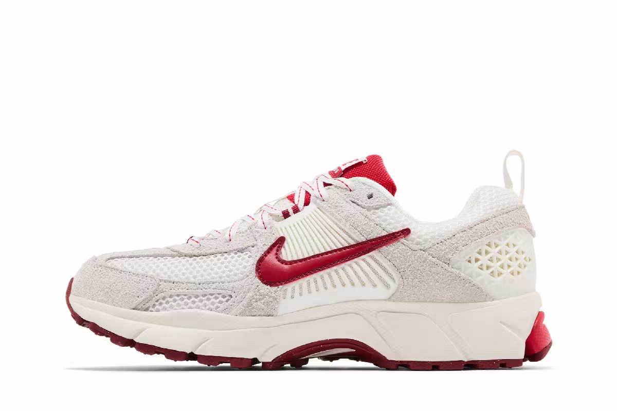Nike Vomero 5 GS Sail Team Crimson, view 4