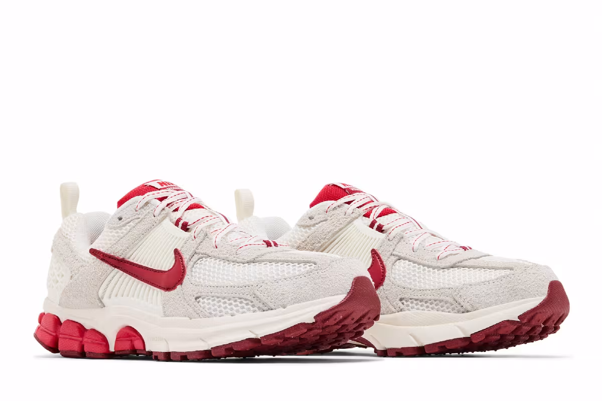 Nike Vomero 5 GS Sail Team Crimson, view 9