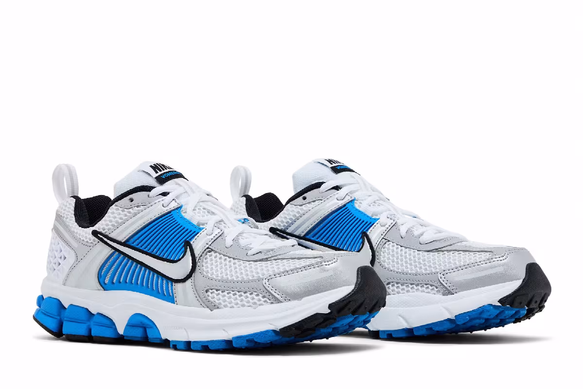 Nike Vomero 5 GS Light Photo Blue Metallic Silver, view 9