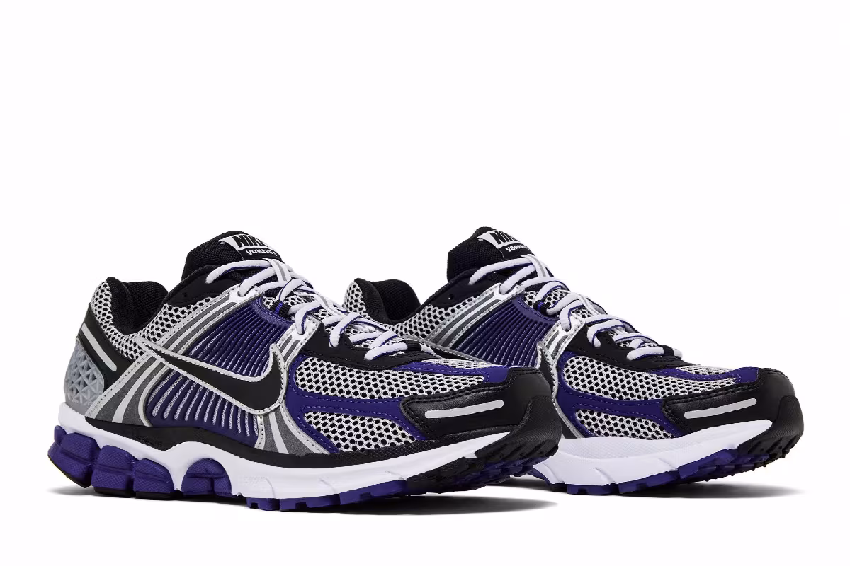 Nike Air Zoom Vomero 5 Metallic Silver Court Purple, view 9