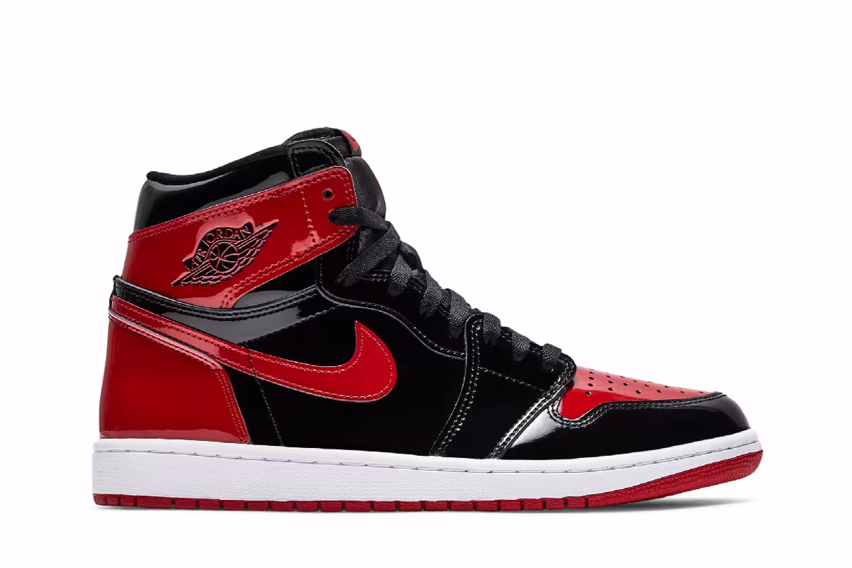 Air Jordan 1 High OG Patent Bred, view 2