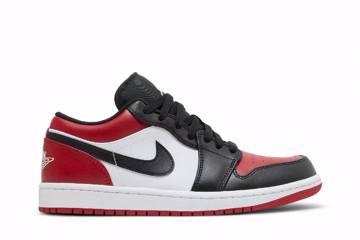 Air Jordan 1 Low Bred Toe, view 2