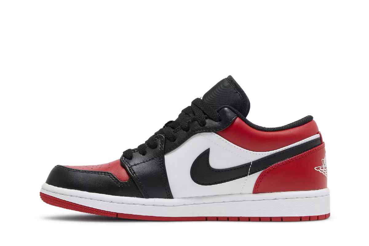 Air Jordan 1 Low Bred Toe, view 4