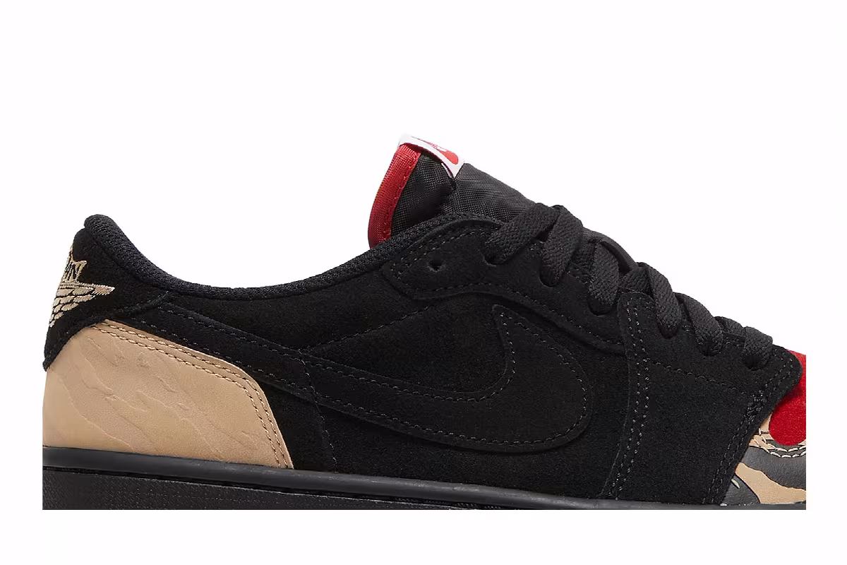 SoleFly x Air Jordan 1 Low OG SP Everglades, view 3
