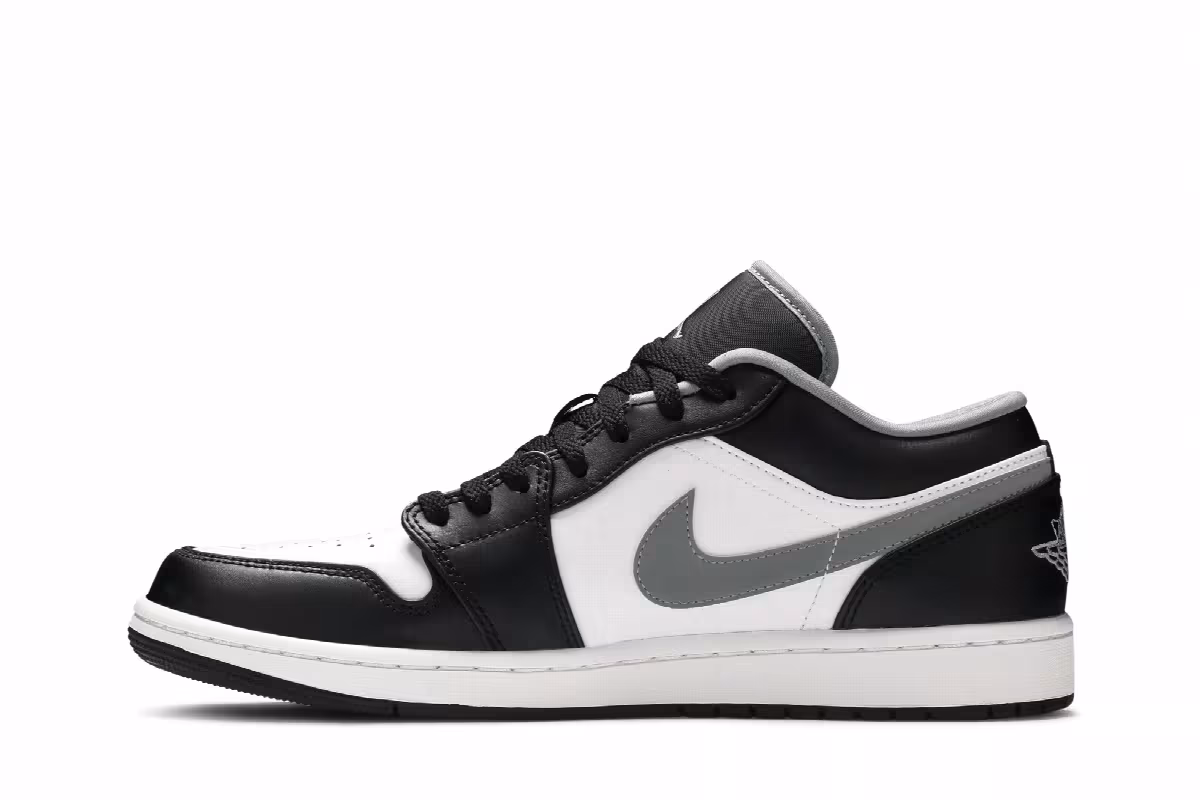 Air Jordan 1 Low Black Medium Grey, view 4