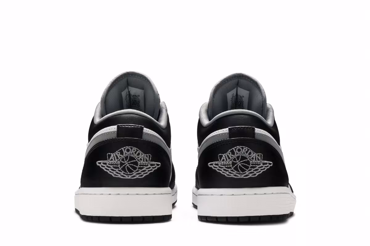 Air Jordan 1 Low Black Medium Grey, view 7