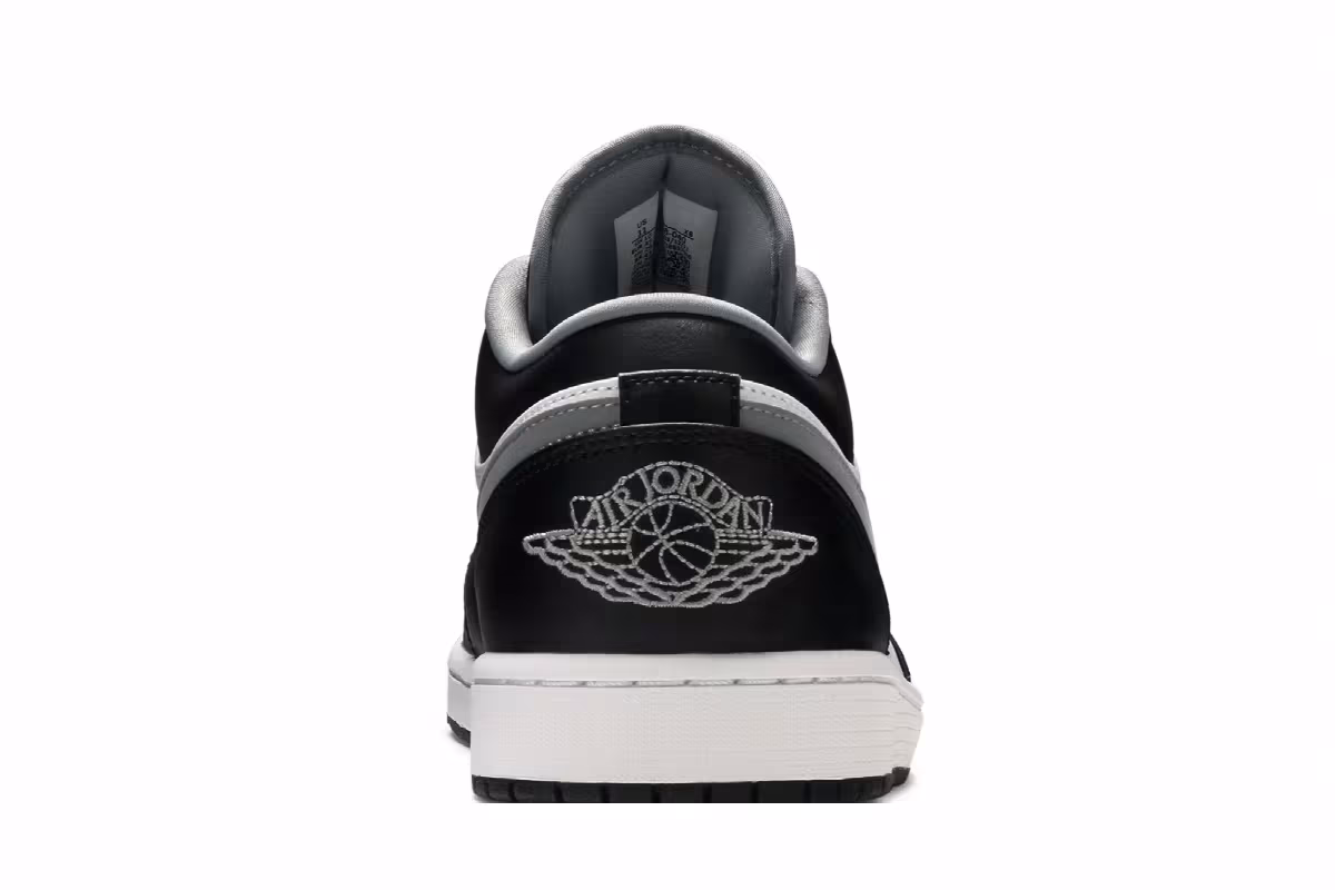 Air Jordan 1 Low Black Medium Grey, view 8